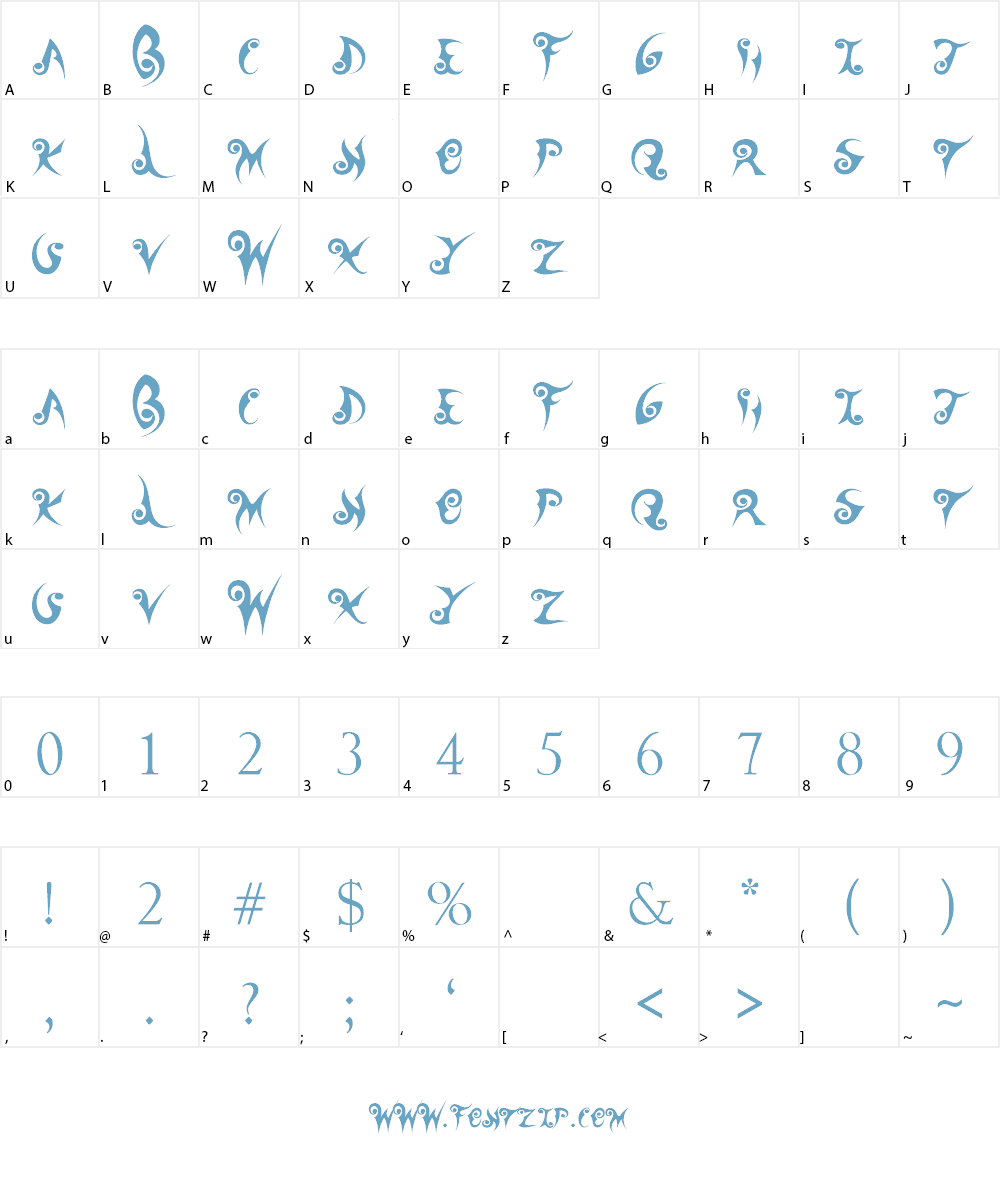 Wander Ball Font Character